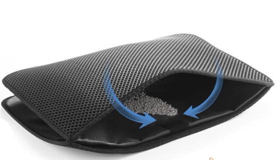 Whiskhora CleanMat™ – Premium Cat Litter Mat