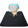 Cat litter mat for reducing scattered litter
